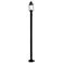 Z-Lite 1 Light Outdoor Post Mounted Fixture in Black Finish