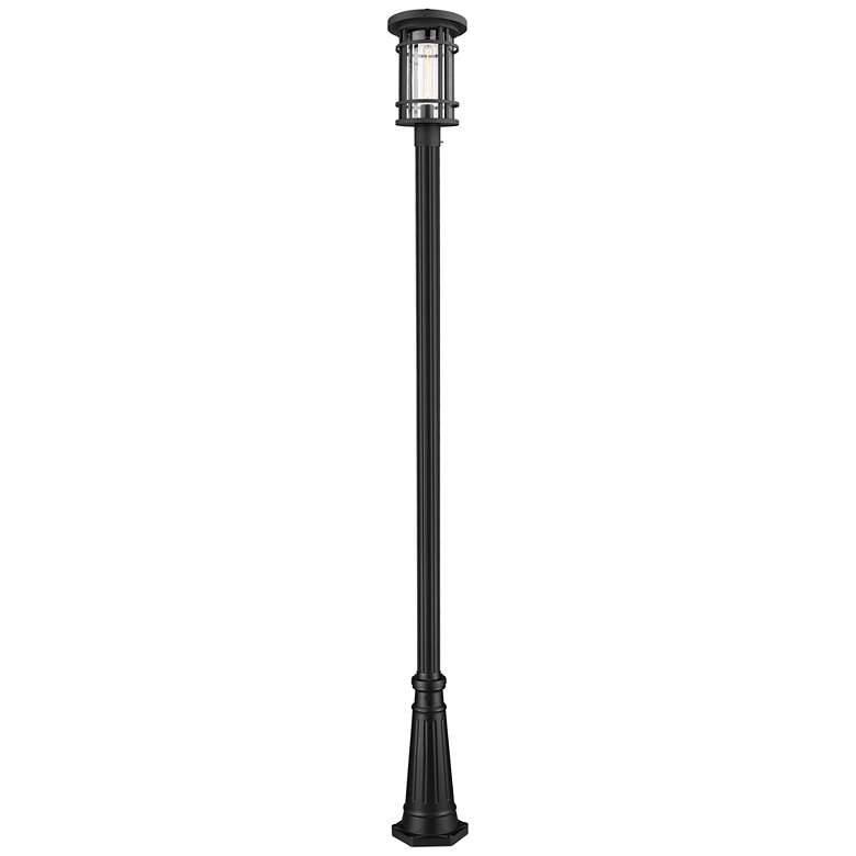 Image 1 Z-Lite 1 Light Outdoor Post Mounted Fixture in Black Finish