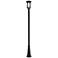 Z-Lite 1 Light Outdoor Post Mounted Fixture in Black Finish
