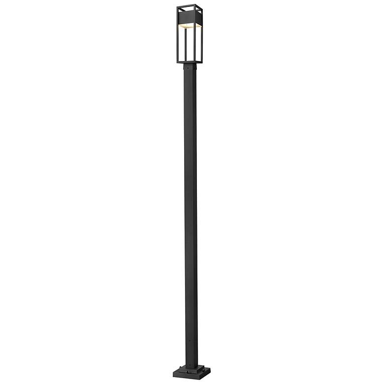 Image 2 Z-Lite 1 Light Outdoor Post Mounted Fixture in Black Finish