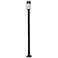 Z-Lite 1 Light Outdoor Post Mounted Fixture in Black Finish
