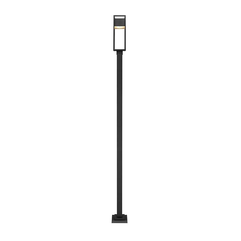 Image 5 Z-Lite 1 Light Outdoor Post Mounted Fixture in Black Finish more views
