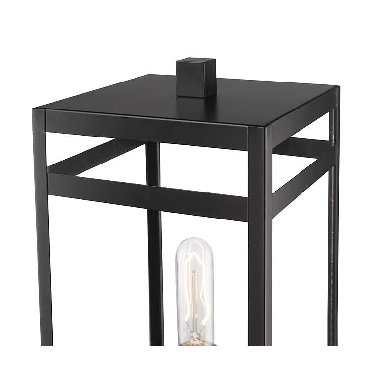 Image 7 Z-Lite 1 Light Outdoor Post Mounted Fixture in Black Finish more views