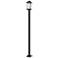 Z-Lite 1 Light Outdoor Post Mounted Fixture in Oil Rubbed Bronze Finish