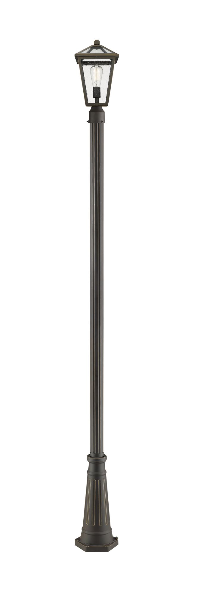 Image 2 Z-Lite 1 Light Outdoor Post Mounted Fixture in Oil Rubbed Bronze Finish more views