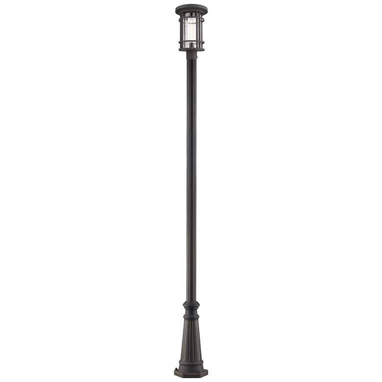 Image 1 Z-Lite 1 Light Outdoor Post Mounted Fixture in Oil Rubbed Bronze Finish