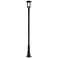 Z-Lite 1 Light Outdoor Post Mounted Fixture in Oil Rubbed Bronze Finish