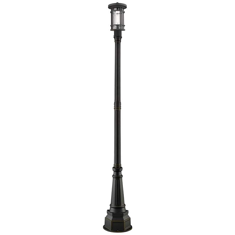 Image 1 Z-Lite 1 Light Outdoor Post Mounted Fixture in Oil Rubbed Bronze Finish