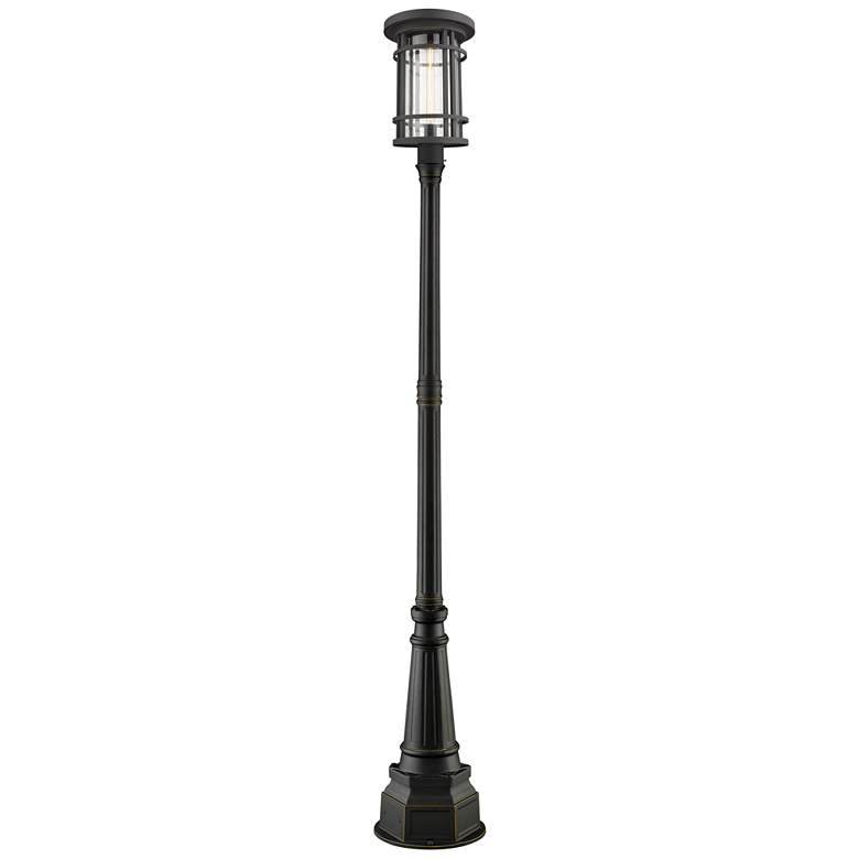 Image 1 Z-Lite 1 Light Outdoor Post Mounted Fixture in Oil Rubbed Bronze Finish