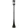 Z-Lite 1 Light Outdoor Post Mounted Fixture in Oil Rubbed Bronze Finish