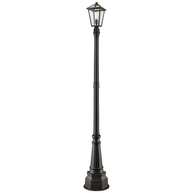 Image 1 Z-Lite 1 Light Outdoor Post Mounted Fixture in Oil Rubbed Bronze Finish