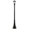 Z-Lite 1 Light Outdoor Post Mounted Fixture in Oil Rubbed Bronze Finish