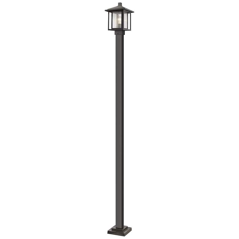 Image 1 Z-Lite 1 Light Outdoor Post Mounted Fixture in Oil Rubbed Bronze Finish