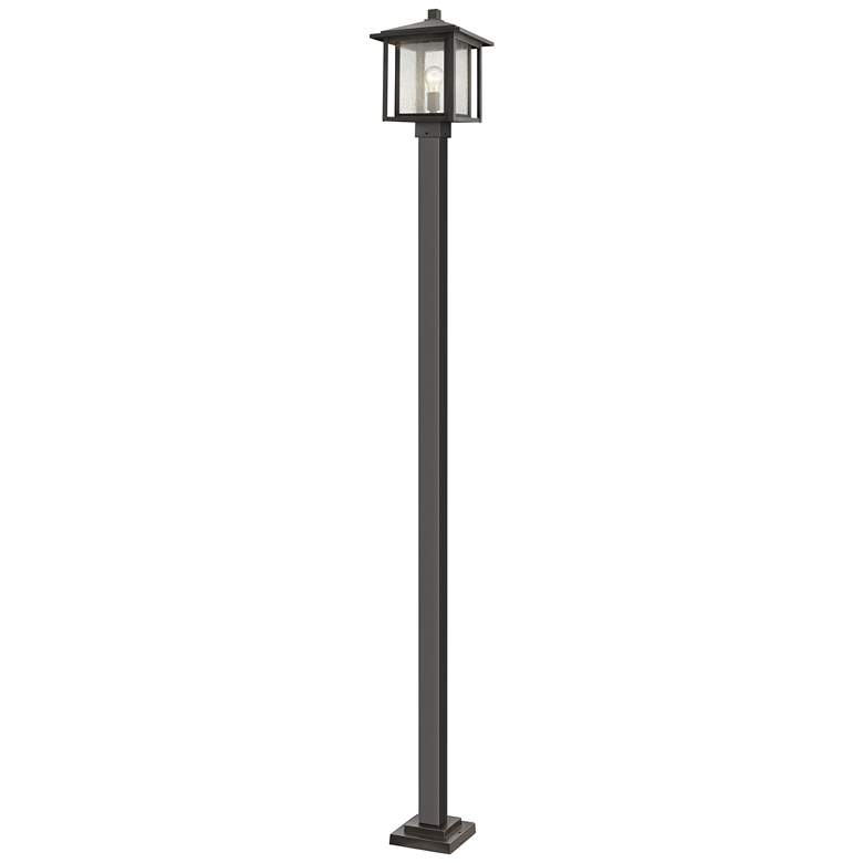 Image 1 Z-Lite 1 Light Outdoor Post Mounted Fixture in Oil Rubbed Bronze Finish