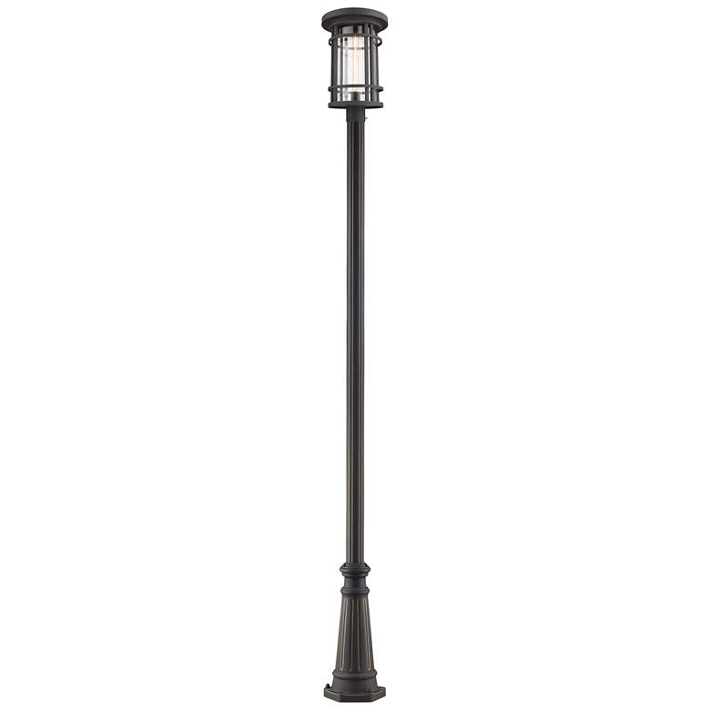 Image 1 Z-Lite 1 Light Outdoor Post Mounted Fixture in Oil Rubbed Bronze Finish