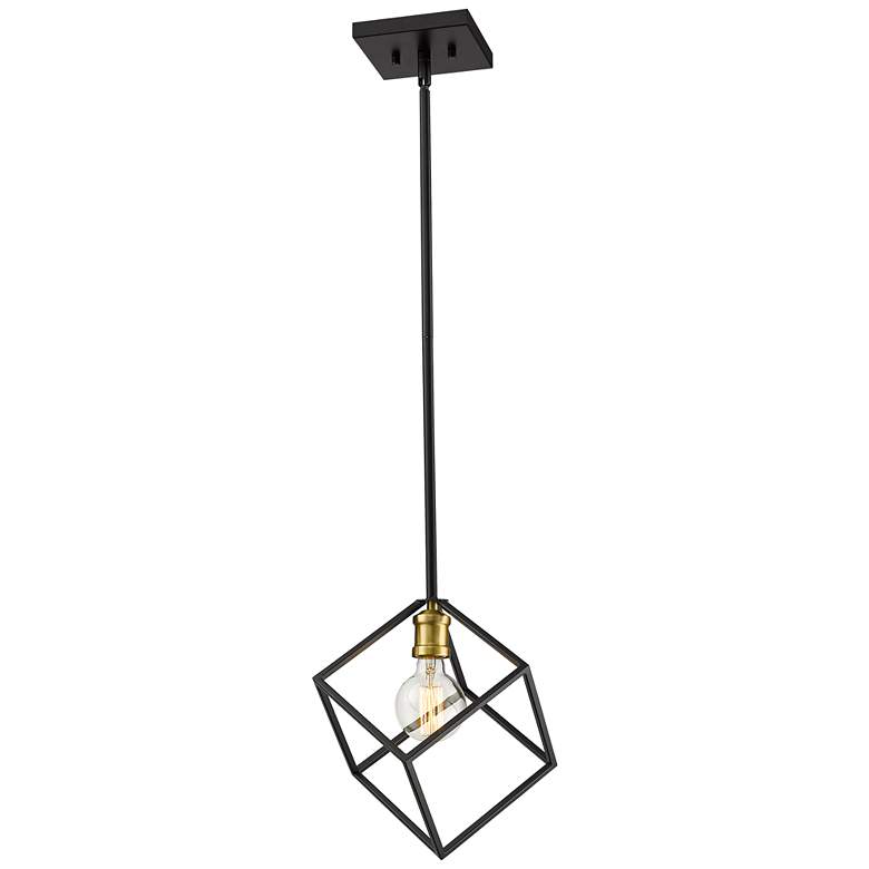 Image 1 Z-Lite 1 Light Pendant in Bronze + Olde Brass Finish