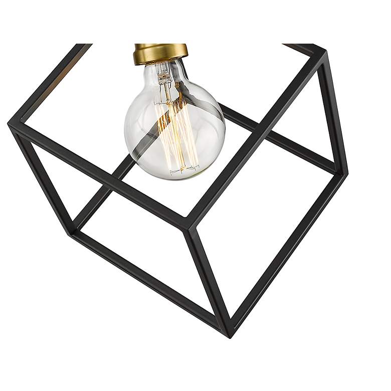 Image 6 Z-Lite 1 Light Pendant in Bronze + Olde Brass Finish more views
