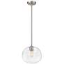 Z-Lite 1 Light Pendant in Brushed Nickel Finish