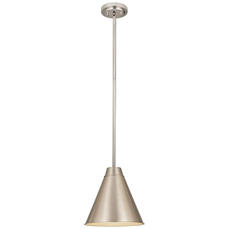 Image 1 Z-Lite 1 Light Pendant in Brushed Nickel Finish