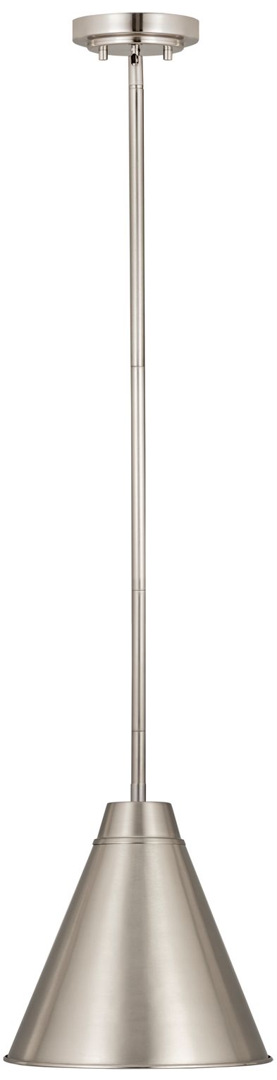 Image 4 Z-Lite 1 Light Pendant in Brushed Nickel Finish more views