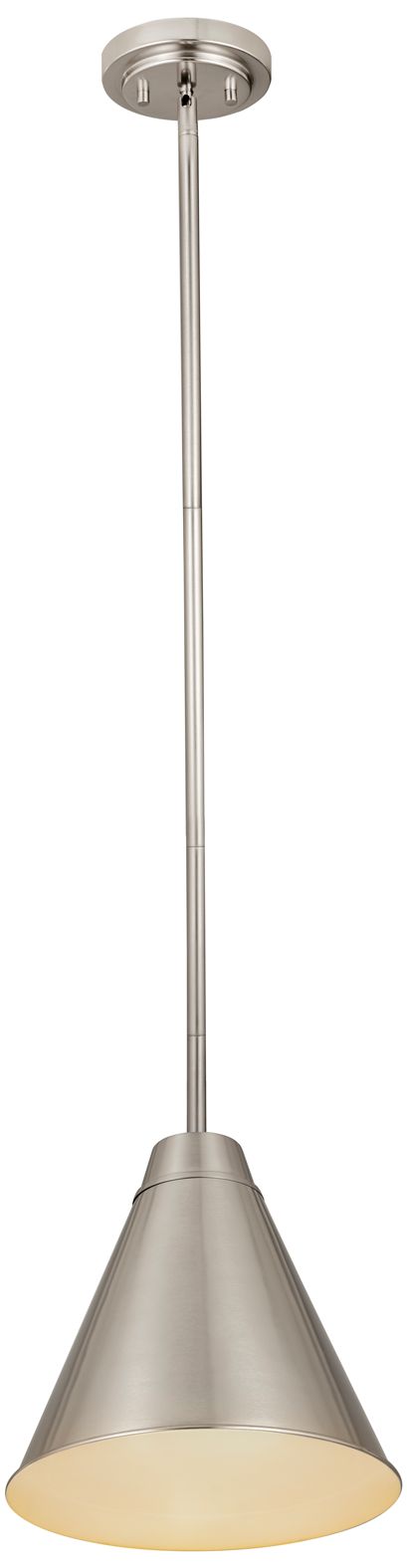 Image 5 Z-Lite 1 Light Pendant in Brushed Nickel Finish more views