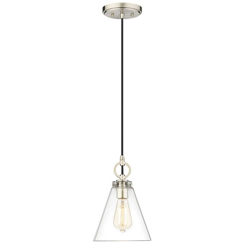 Image 1 Z-Lite 1 Light Pendant in Brushed Nickel Finish