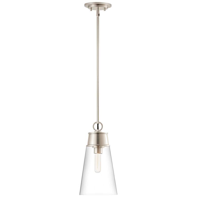 Image 1 Z-Lite 1 Light Pendant in Brushed Nickel Finish