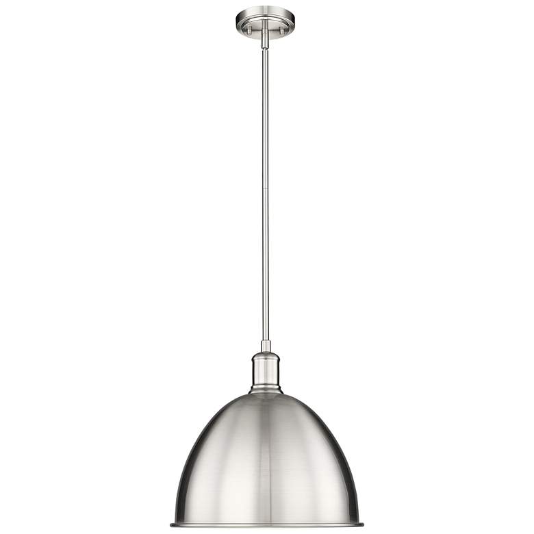 Image 1 Z-Lite 1 Light Pendant in Brushed Nickel Finish
