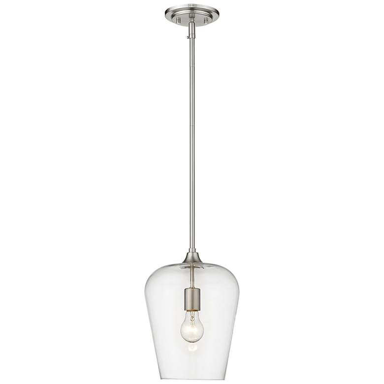Image 4 Z-Lite 1 Light Pendant in Brushed Nickel Finish more views