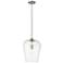 Z-Lite 1 Light Pendant in Brushed Nickel Finish