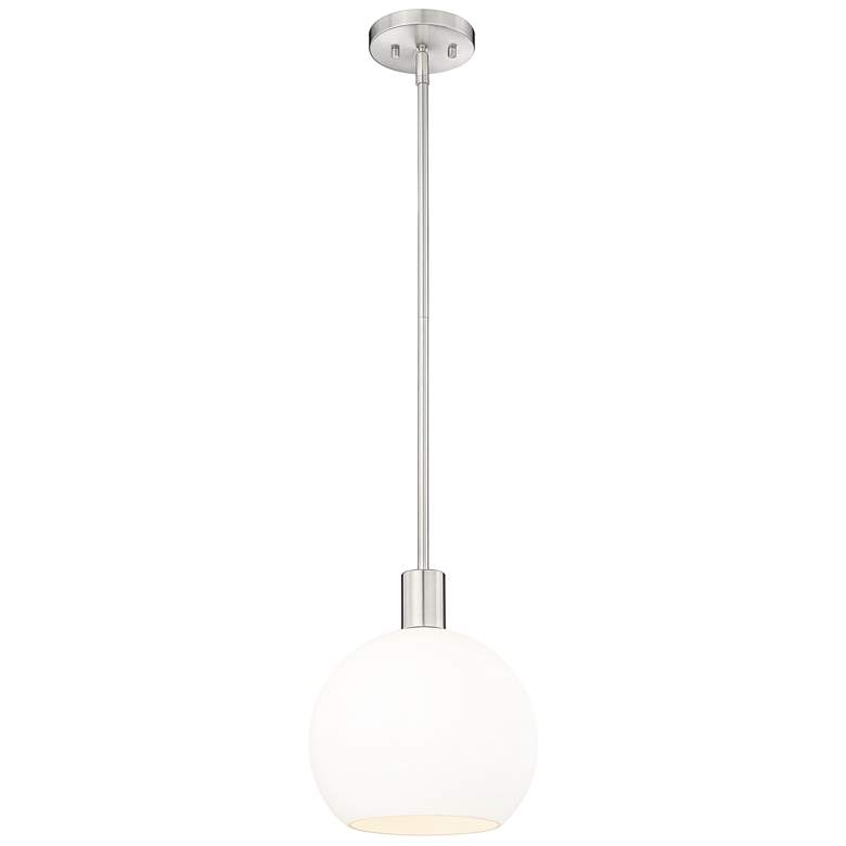 Image 1 Z-Lite 1 Light Pendant in Brushed Nickel Finish