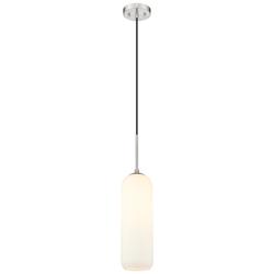Z-Lite 1 Light Pendant in Brushed Nickel Finish