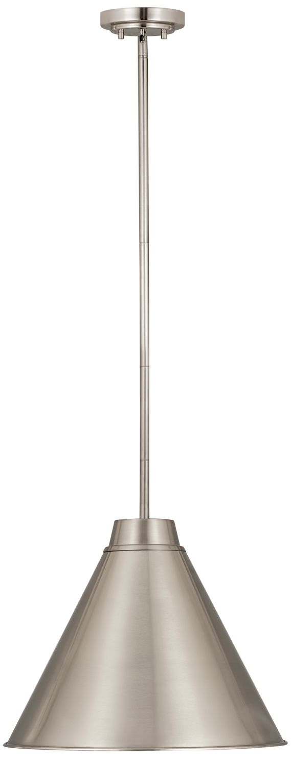 Image 4 Z-Lite 1 Light Pendant in Brushed Nickel Finish more views