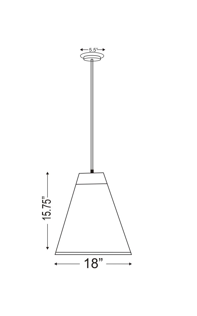 Z-Lite 1 Light Pendant in Brushed Nickel Finish