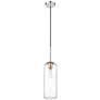 Z-Lite 1 Light Pendant in Brushed Nickel Finish