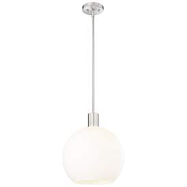 Image1 of Z-Lite 1 Light Pendant in Brushed Nickel Finish