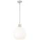Z-Lite 1 Light Pendant in Brushed Nickel Finish
