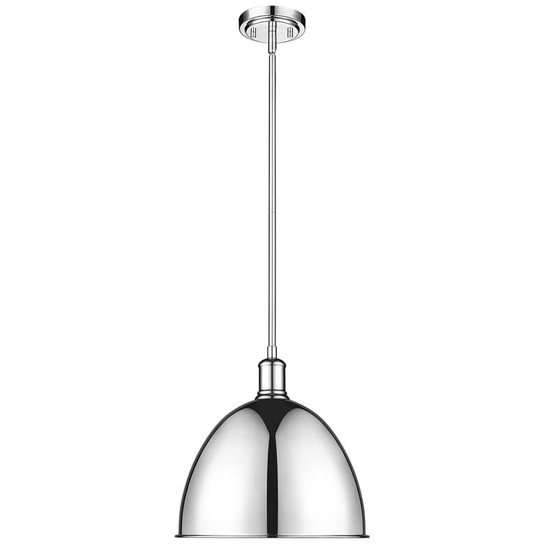 Image 1 Z-Lite 1 Light Pendant in Chrome Finish