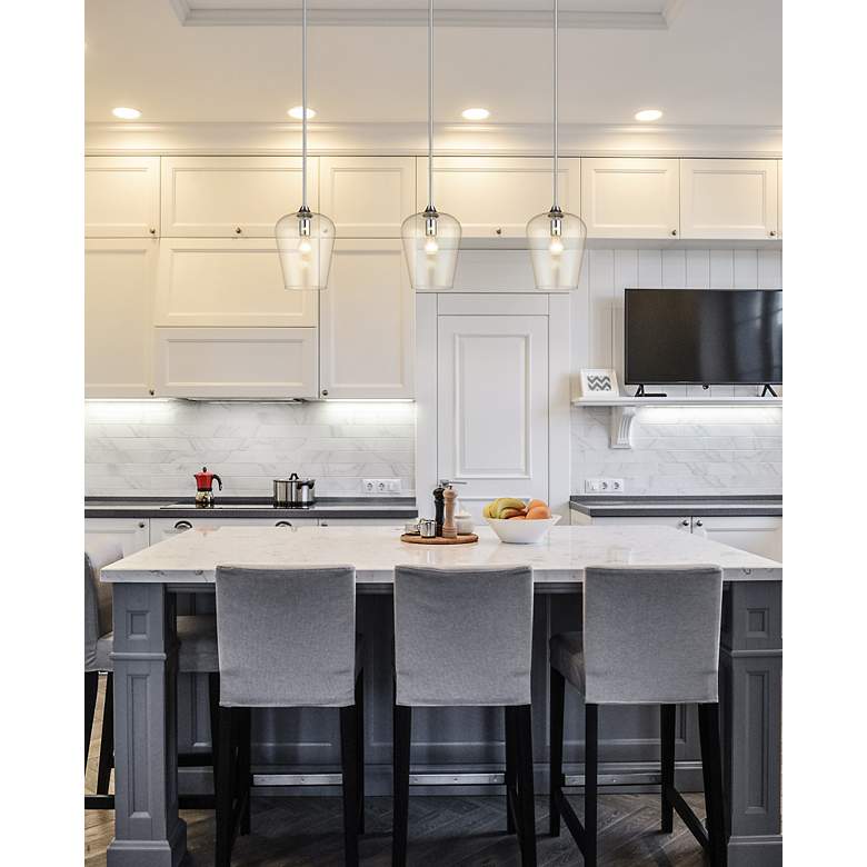 Image 4 Z-Lite 1 Light Pendant in Chrome Finish more views