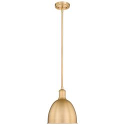 Z-Lite 1 Light Pendant in Classic Brass Finish