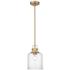 Z-Lite 1 Light Pendant in Heirloom Gold Finish