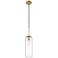Z-Lite 1 Light Pendant in Heritage Brass Finish