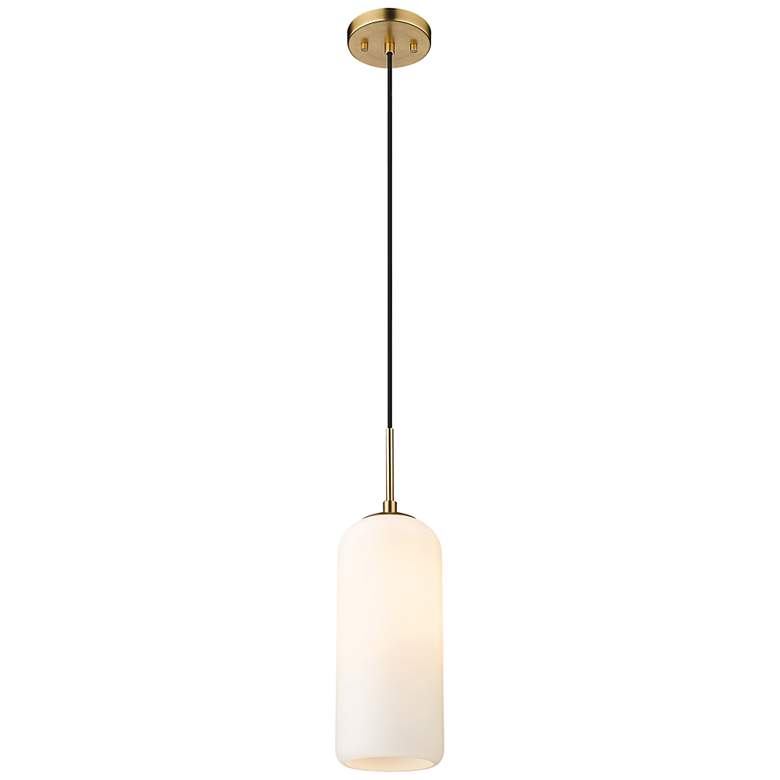 Image 1 Z-Lite 1 Light Pendant in Heritage Brass Finish