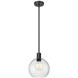 Image1 of Z-Lite 1 Light Pendant in Matte Black Finish