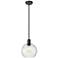 Z-Lite 1 Light Pendant in Matte Black Finish