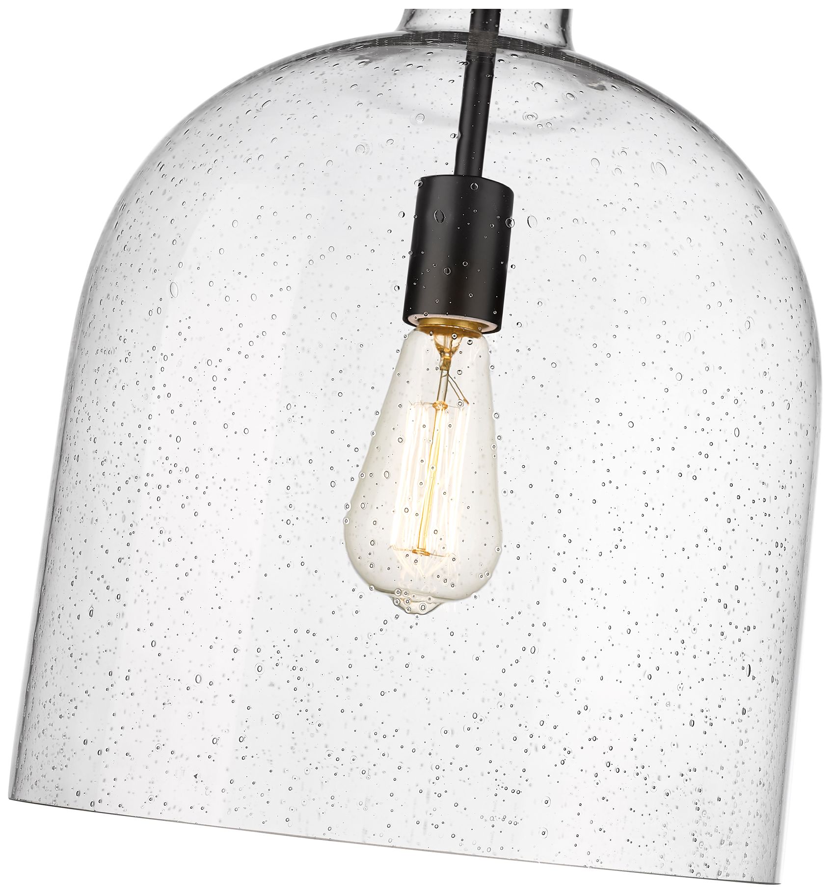 Image 6 Z-Lite 1 Light Pendant in Matte Black Finish more views
