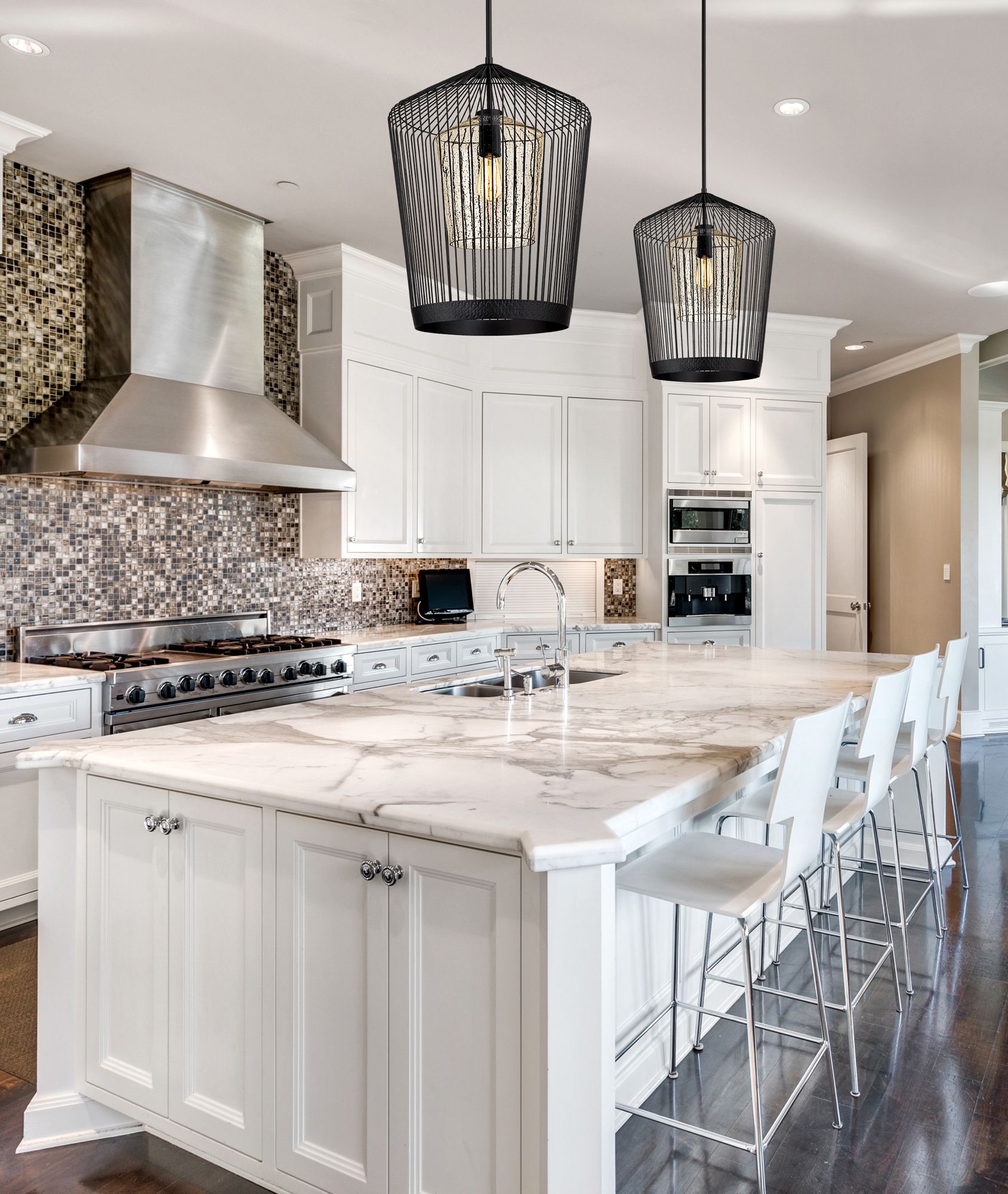 Image 3 Z-Lite 1 Light Pendant in Matte Black Finish more views