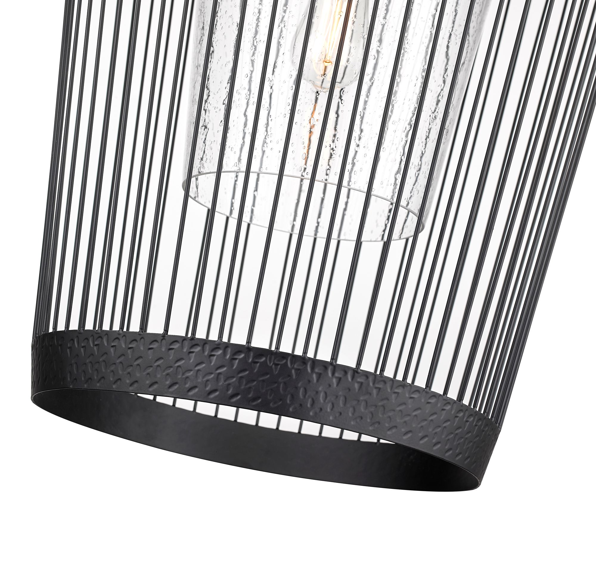 Image 6 Z-Lite 1 Light Pendant in Matte Black Finish more views