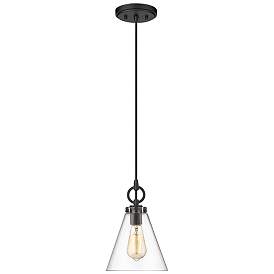 Image1 of Z-Lite 1 Light Pendant in Matte Black Finish