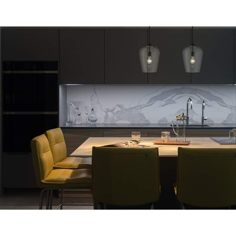 Image 3 Z-Lite 1 Light Pendant in Matte Black Finish more views